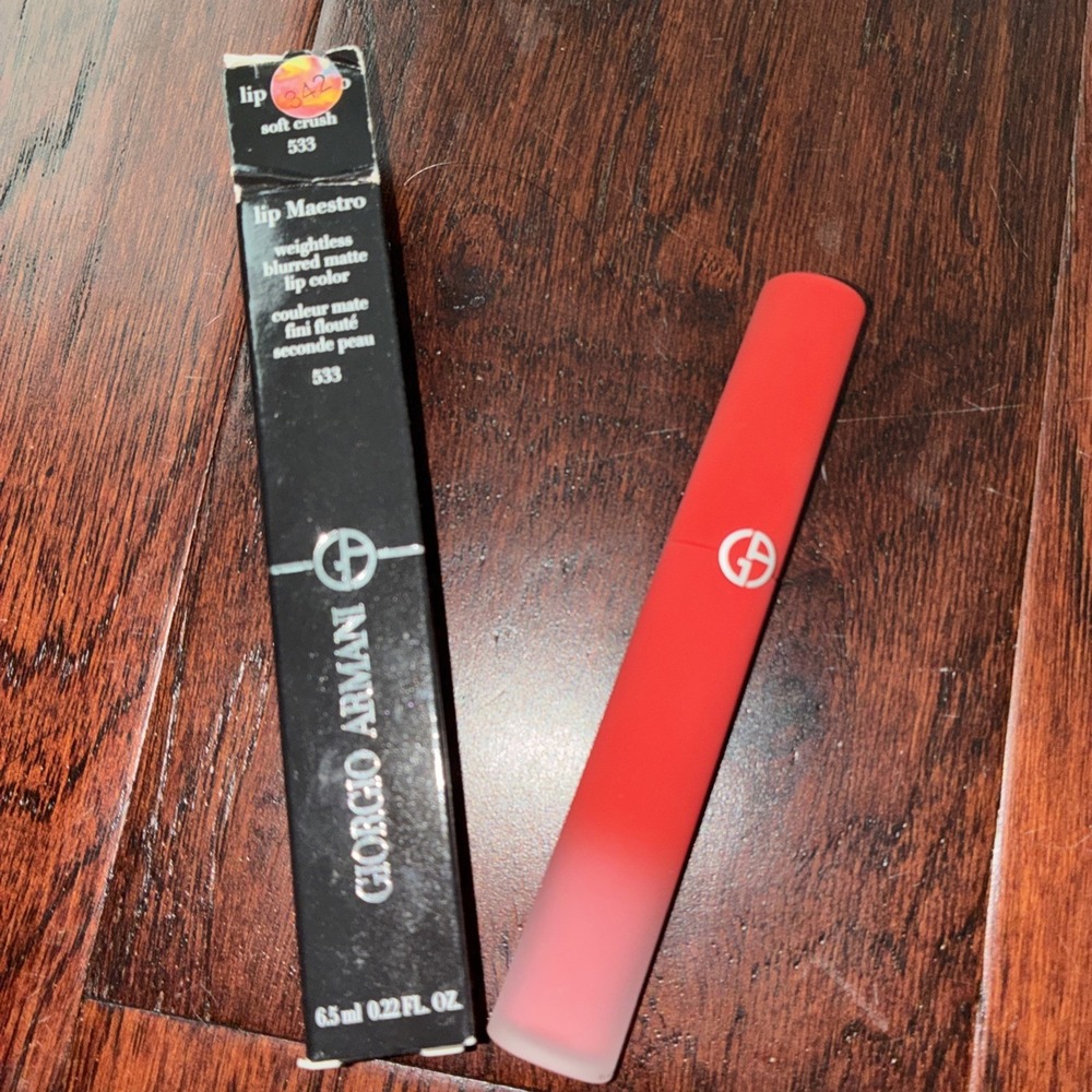 GIORGIO ARMANI LIP MAESTRO MATTE LIPSTICK COLOR #533 NEW IN BOX